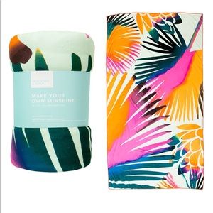 Summer and Rose beach towel